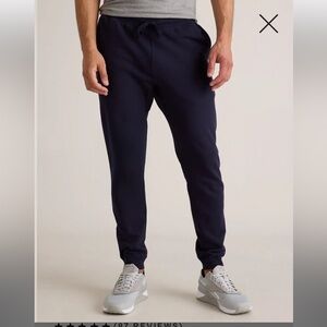 Quince Organic Midweight French Terry Slim Jogger - L - Navy